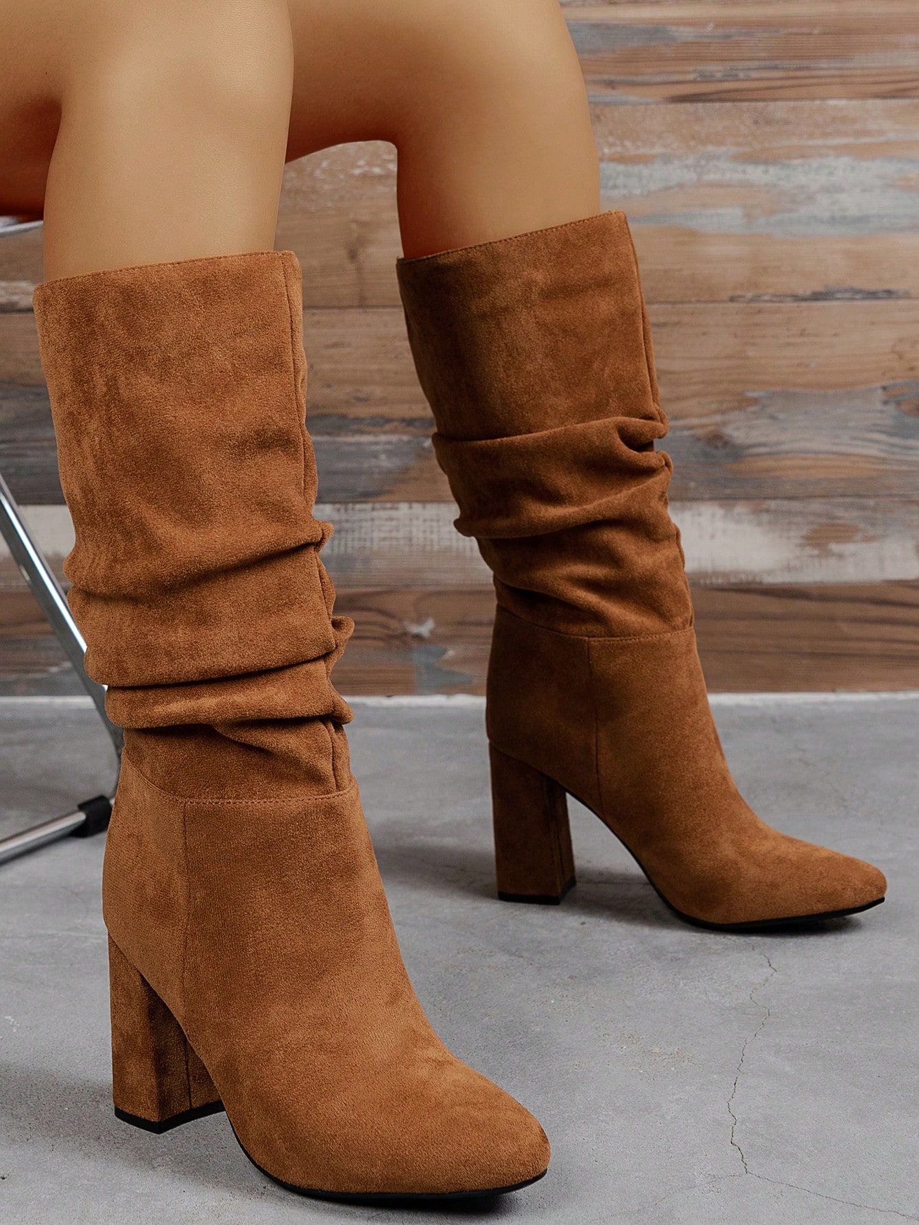 In Camel Women Fashion Boots