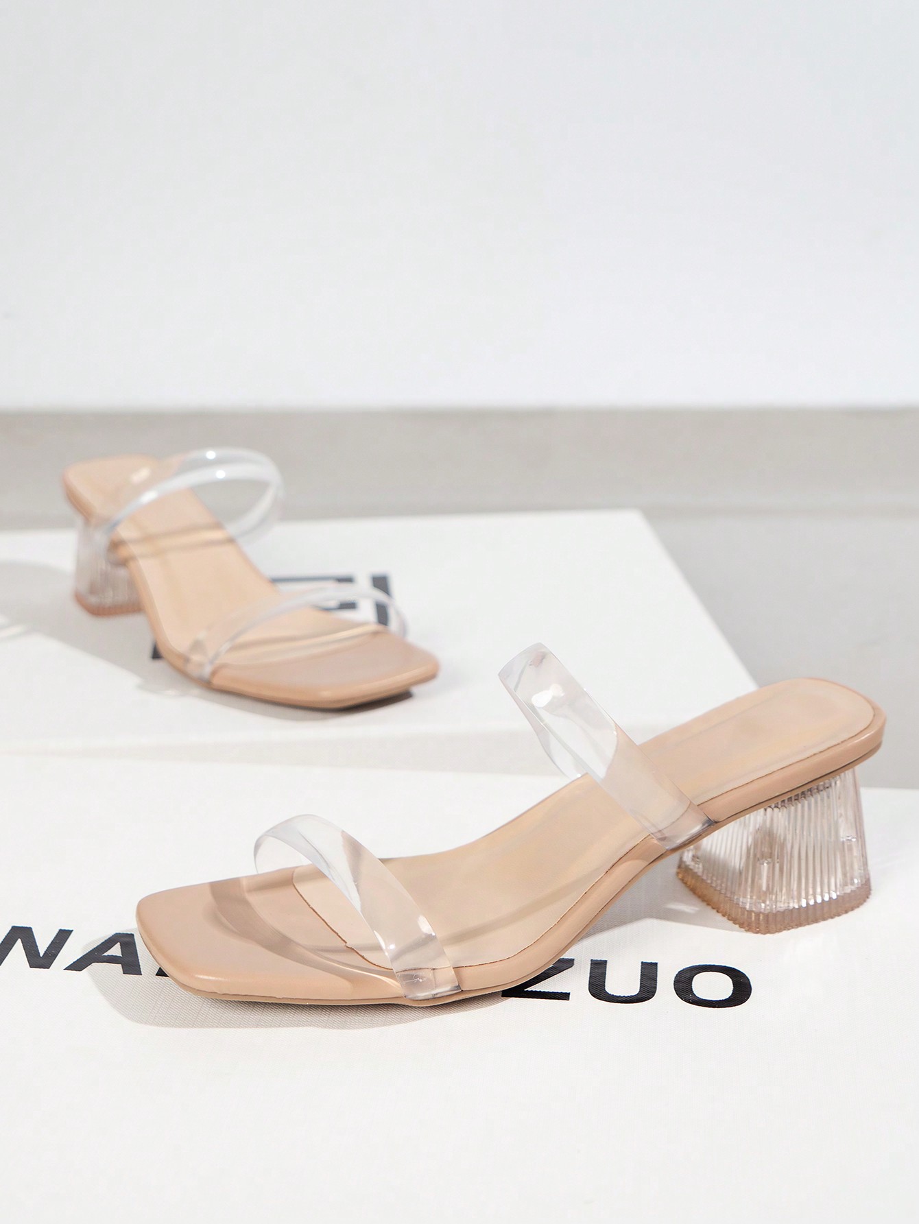 In Apricot Women Heeled Sandals