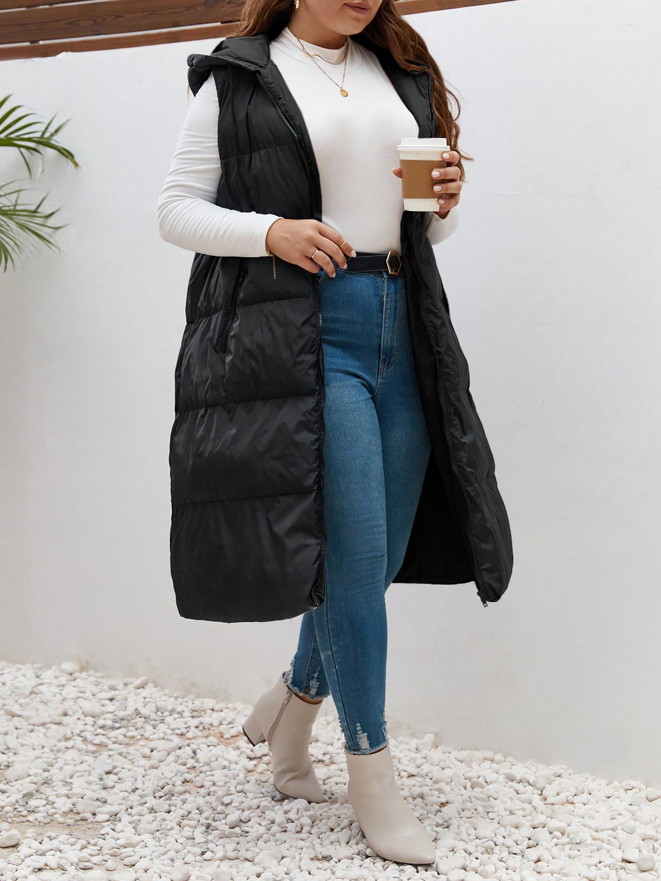 In Casual Plus Size Winter Coats