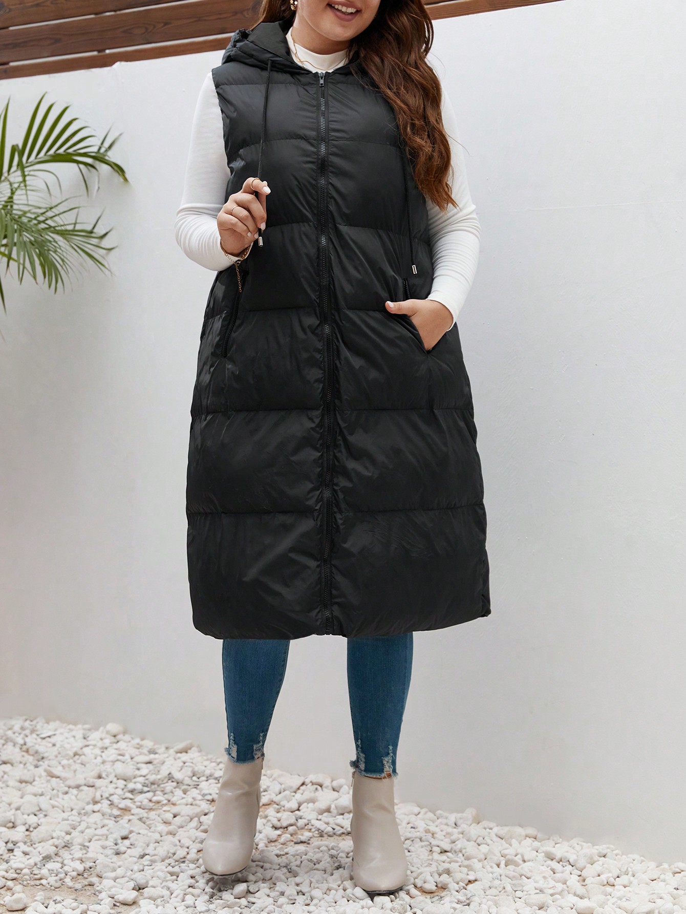 In Casual Plus Size Winter Coats