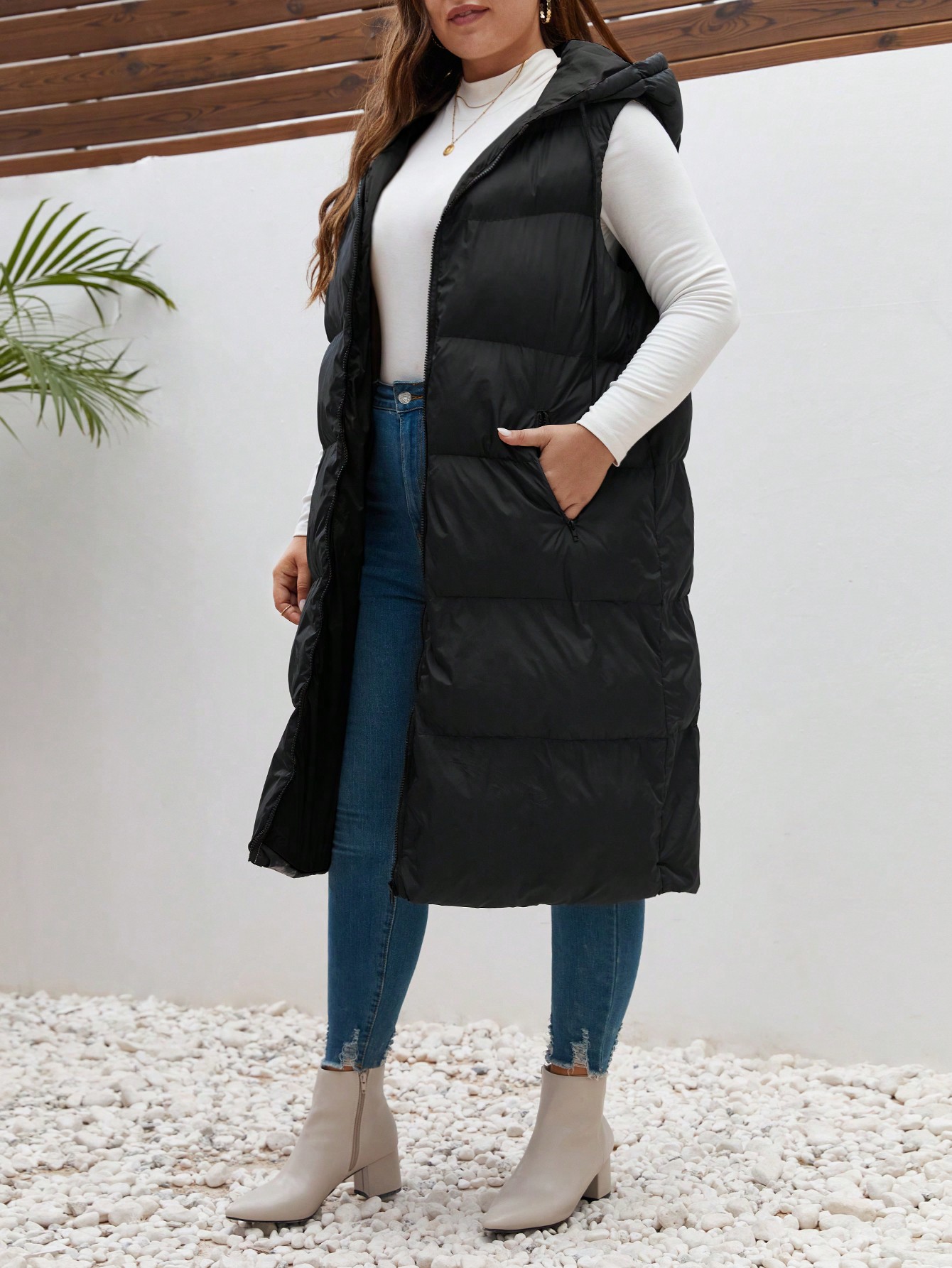 In Casual Plus Size Winter Coats