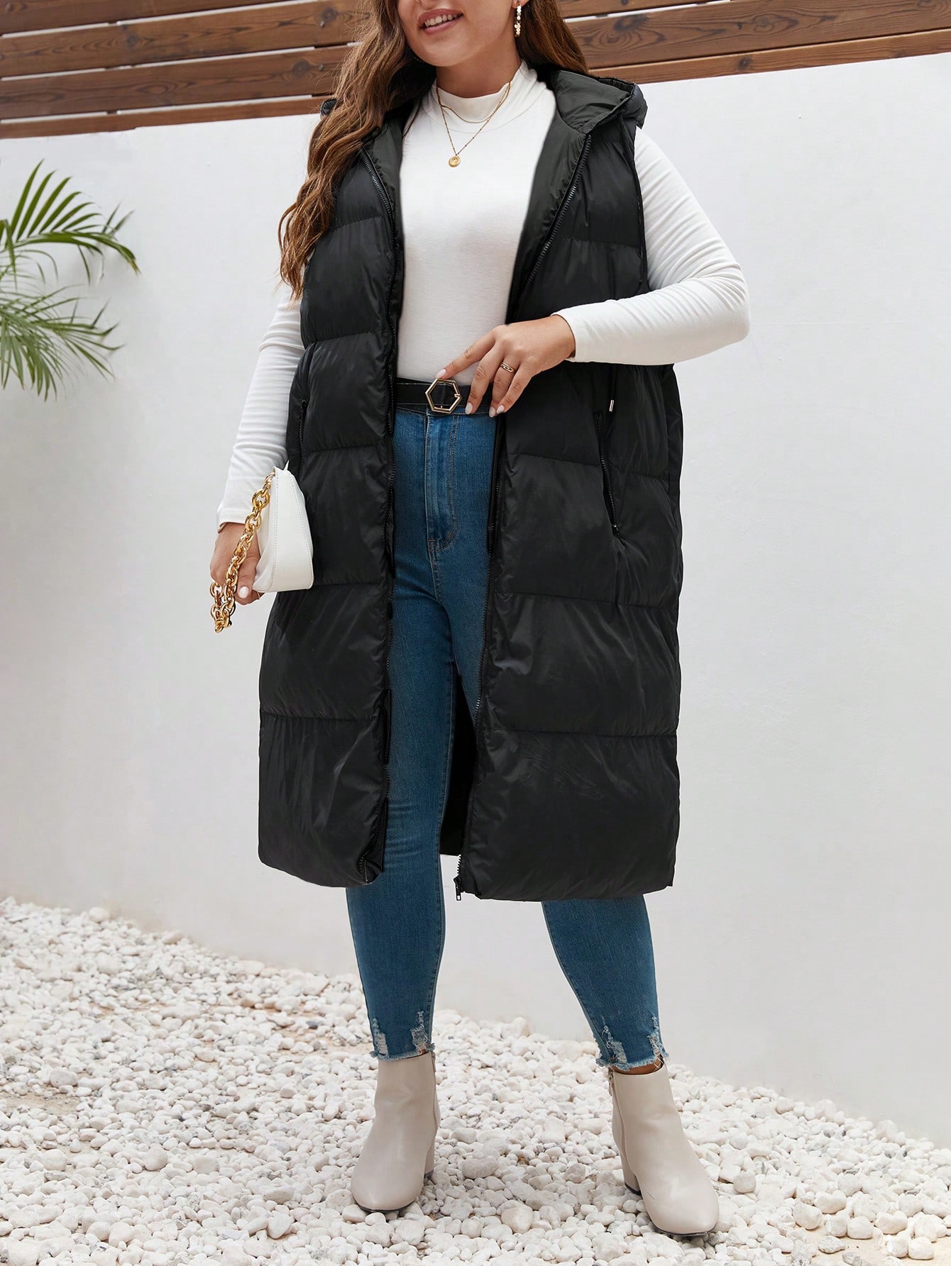 In Casual Plus Size Winter Coats