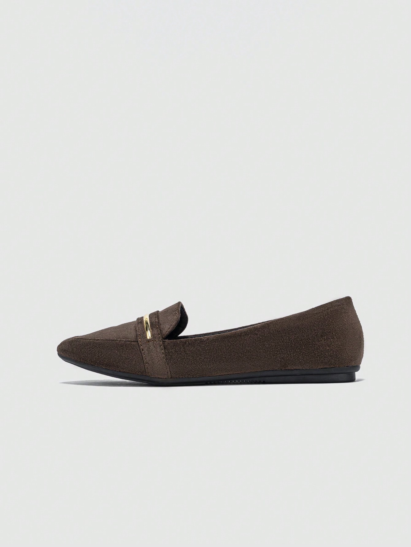 In Coffee Brown Women Flats