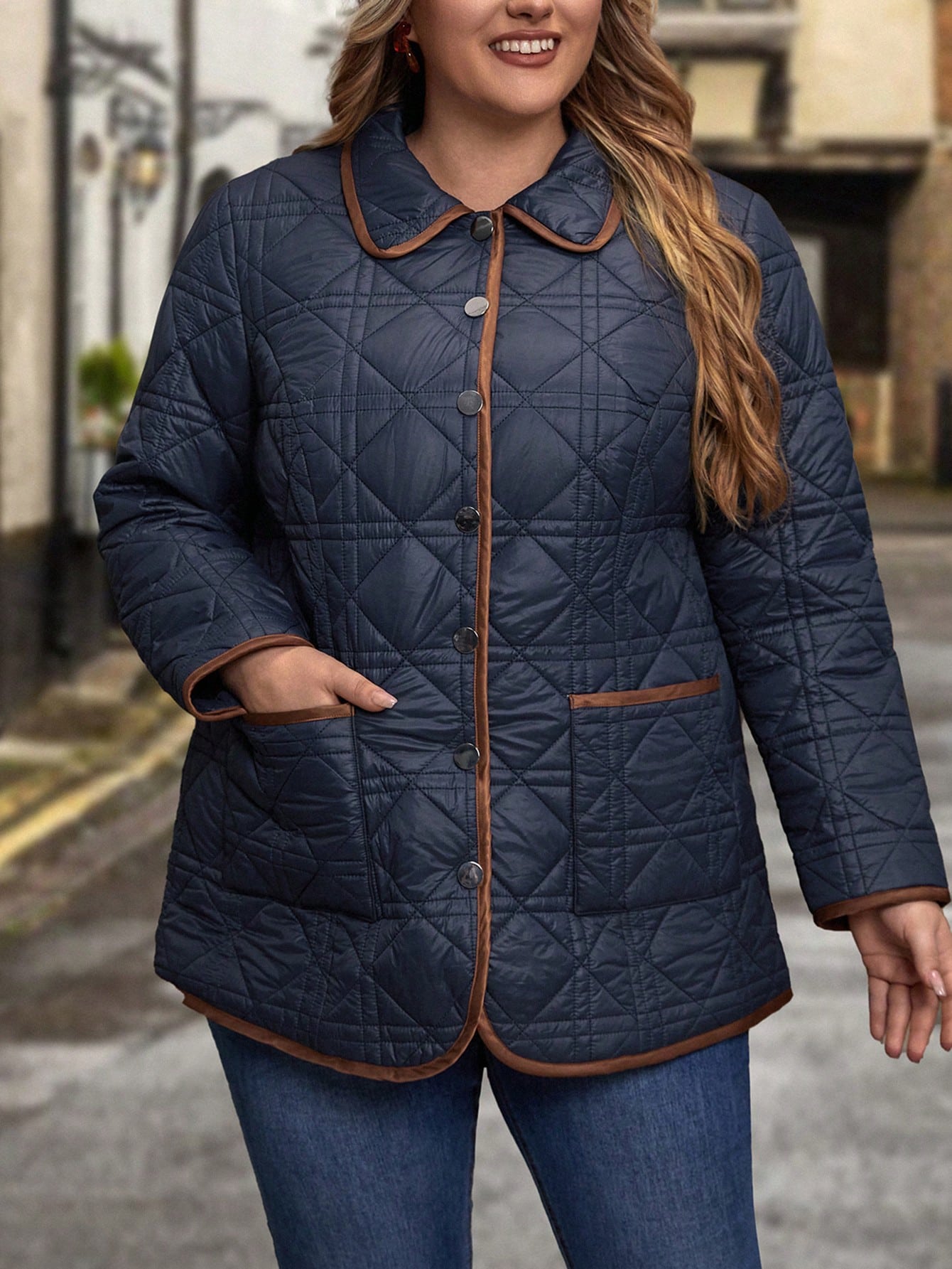 In Casual Plus Size Winter Coats