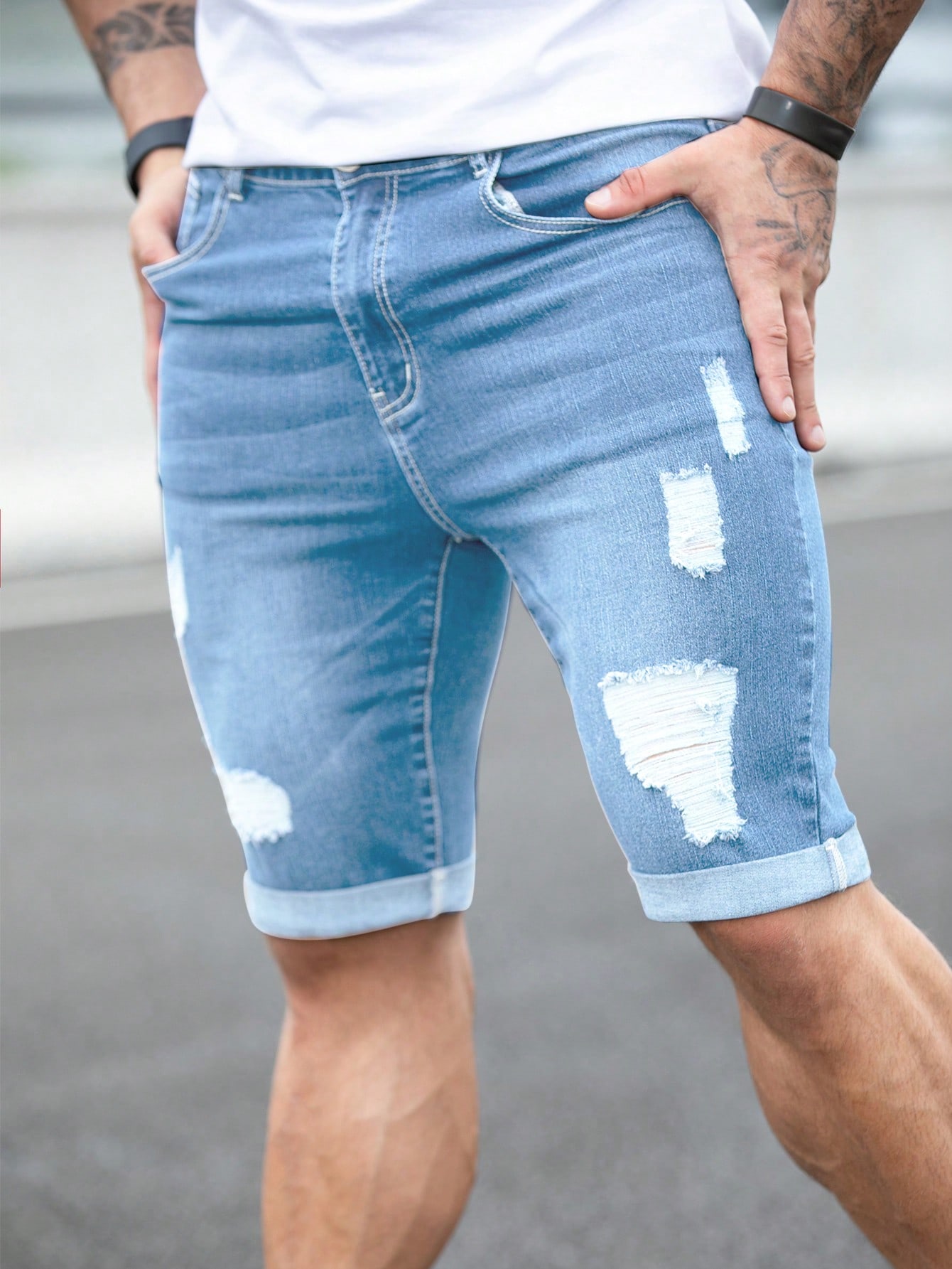 Men Denim Shorts