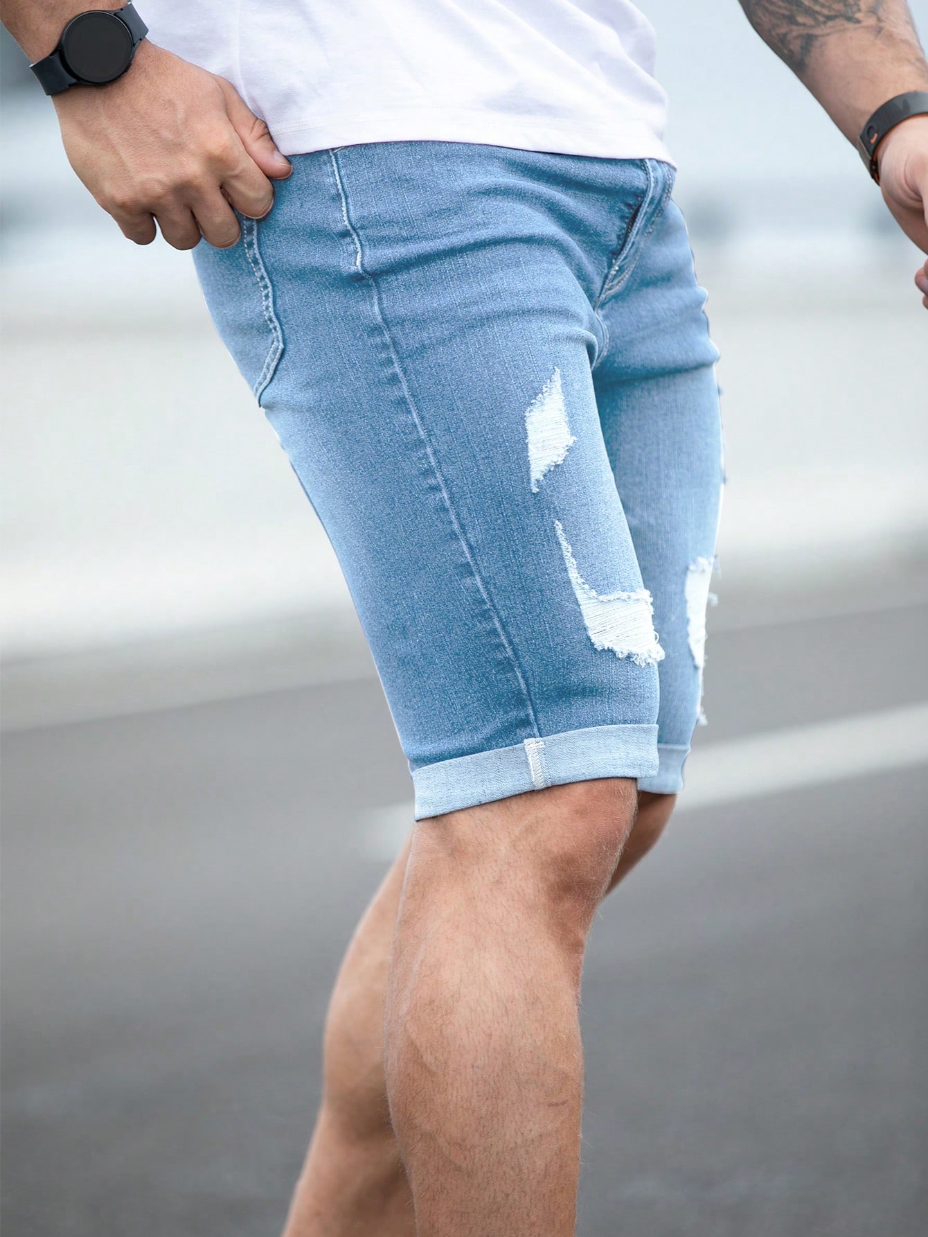 Men Denim Shorts