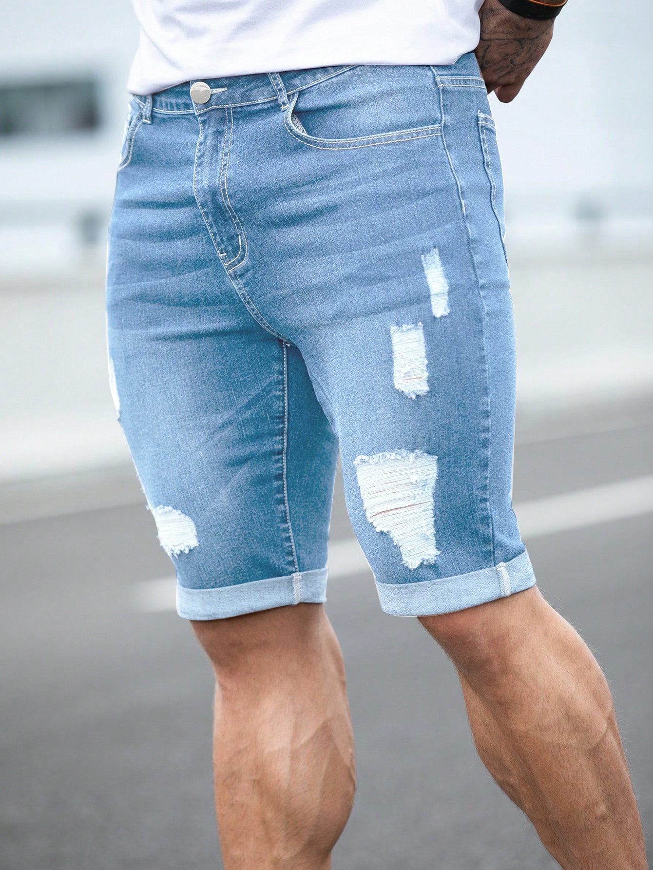 Men Denim Shorts