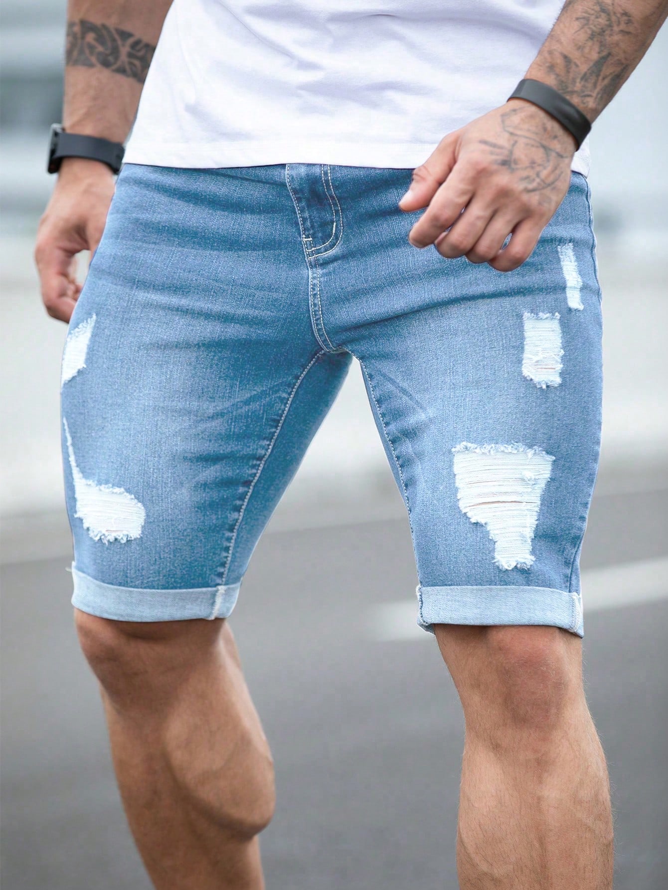 Men Denim Shorts