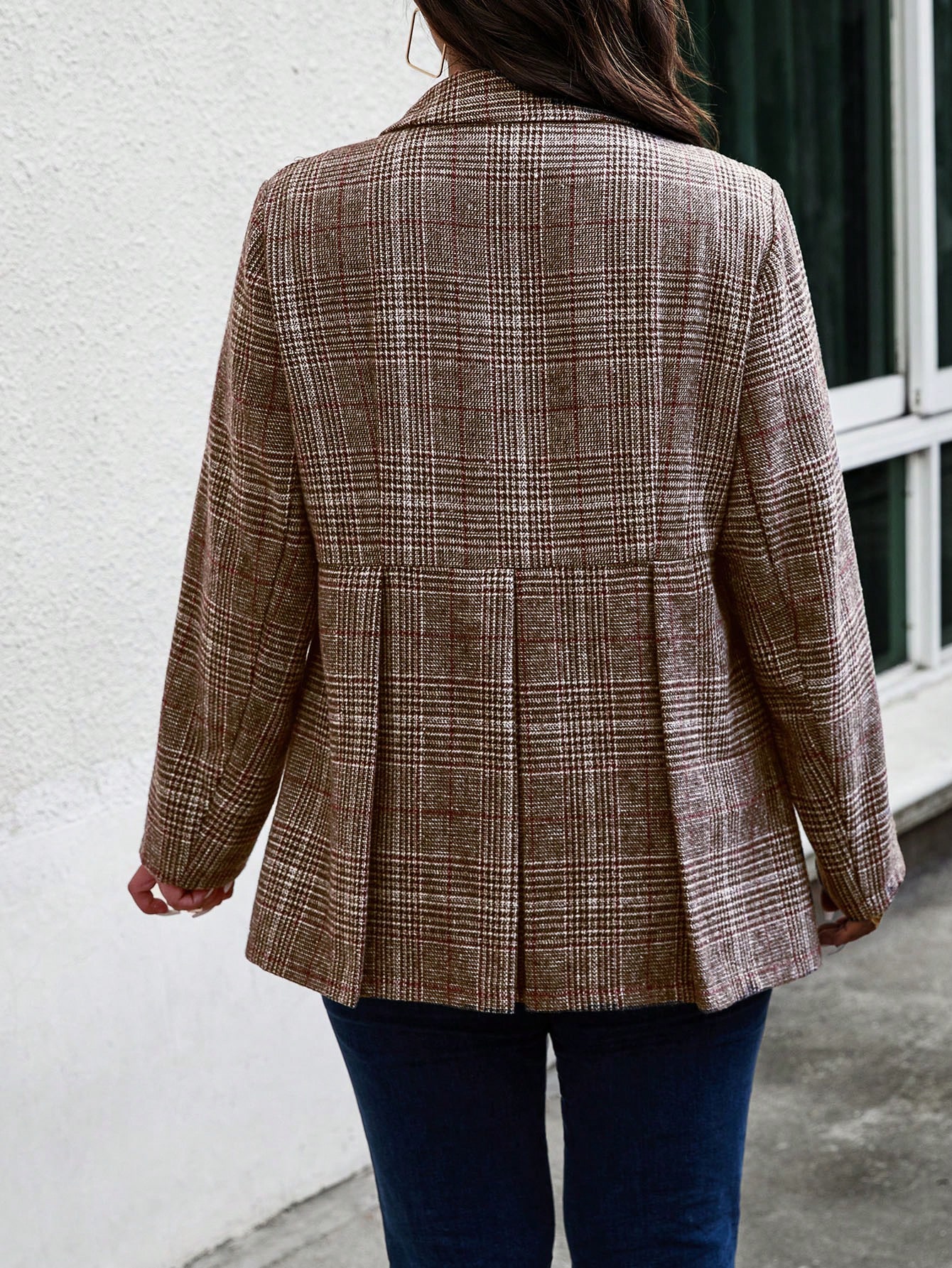 In Long Sleeve Plus Size Overcoats