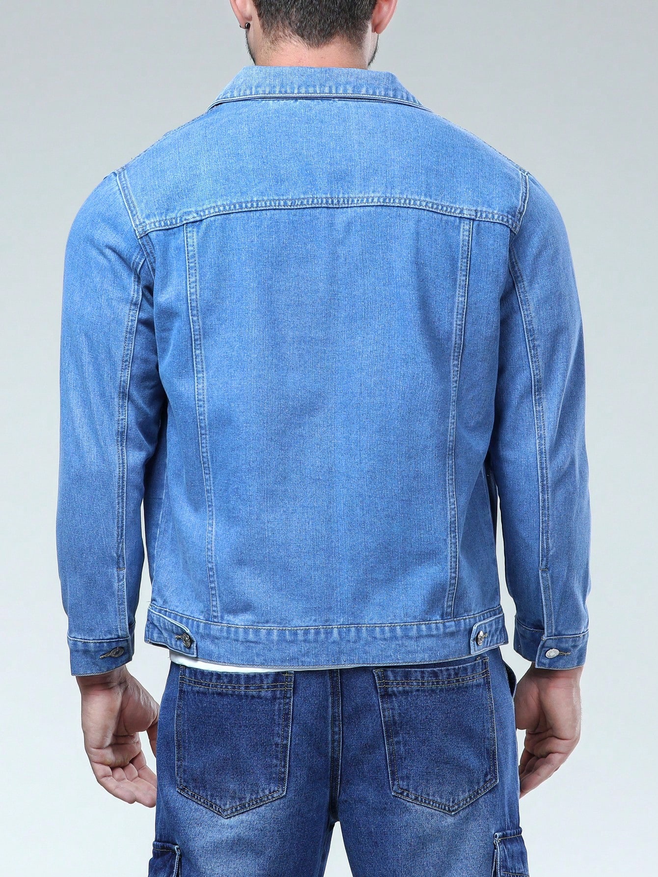 Men Plus Size Denim Jackets