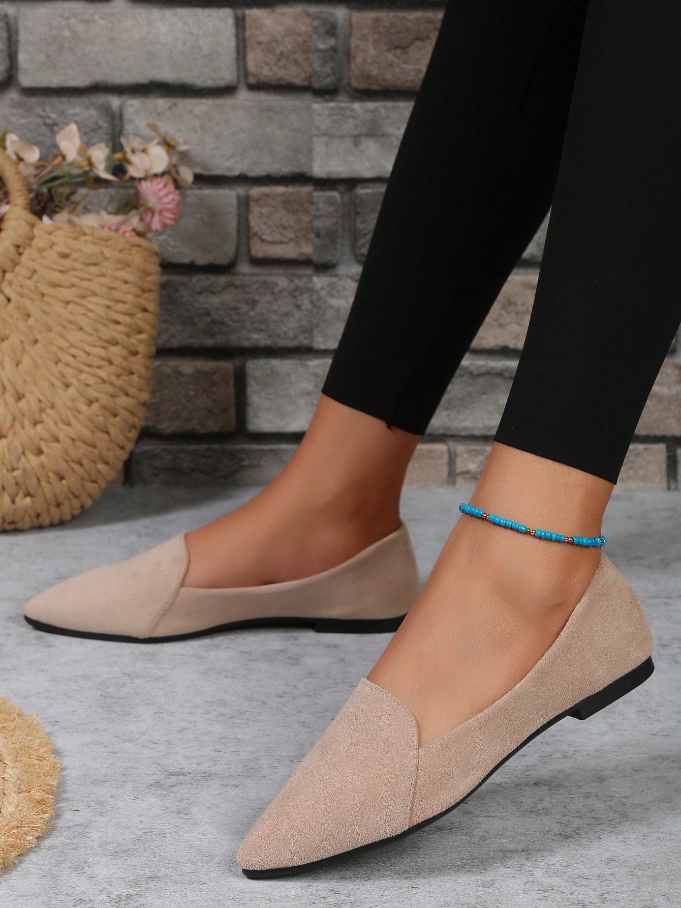 In Apricot Women Flats