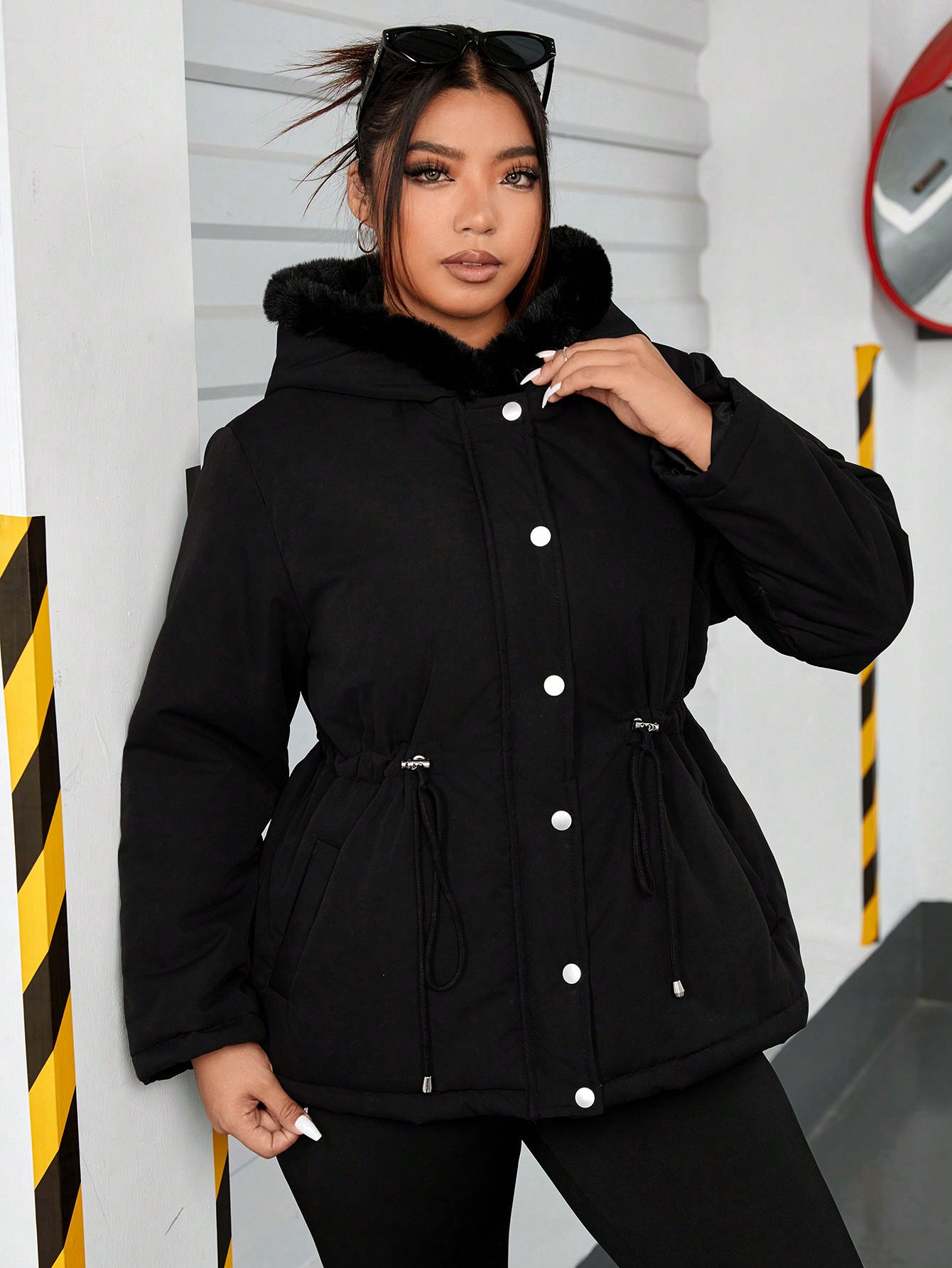 In Casual Plus Size Winter Coats