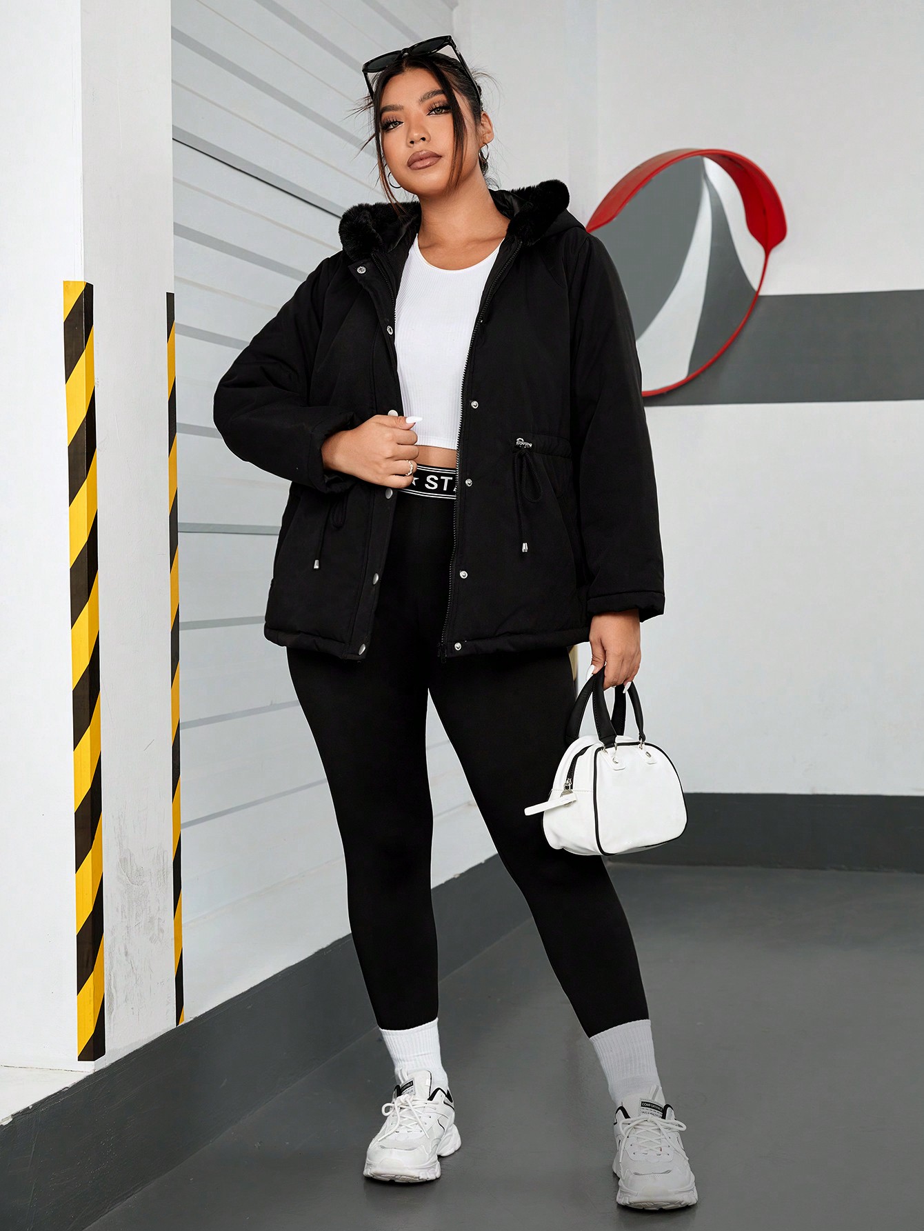 In Casual Plus Size Winter Coats