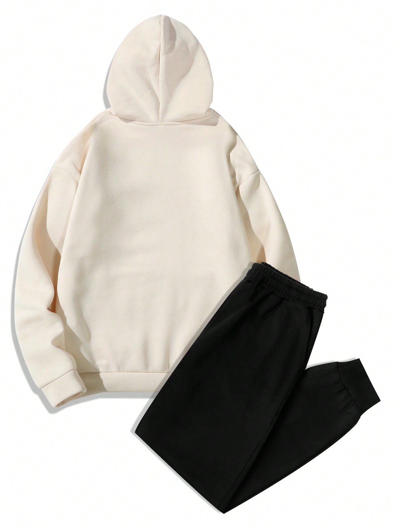 Men Plus Size Hoodie & Sweatshirt Co-ords