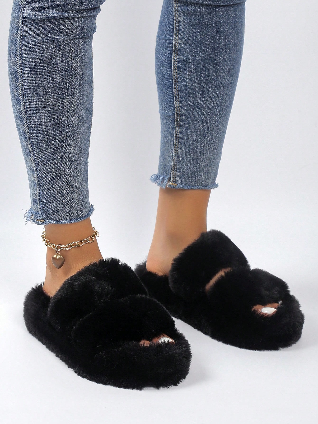 In Black Women Home Slippers