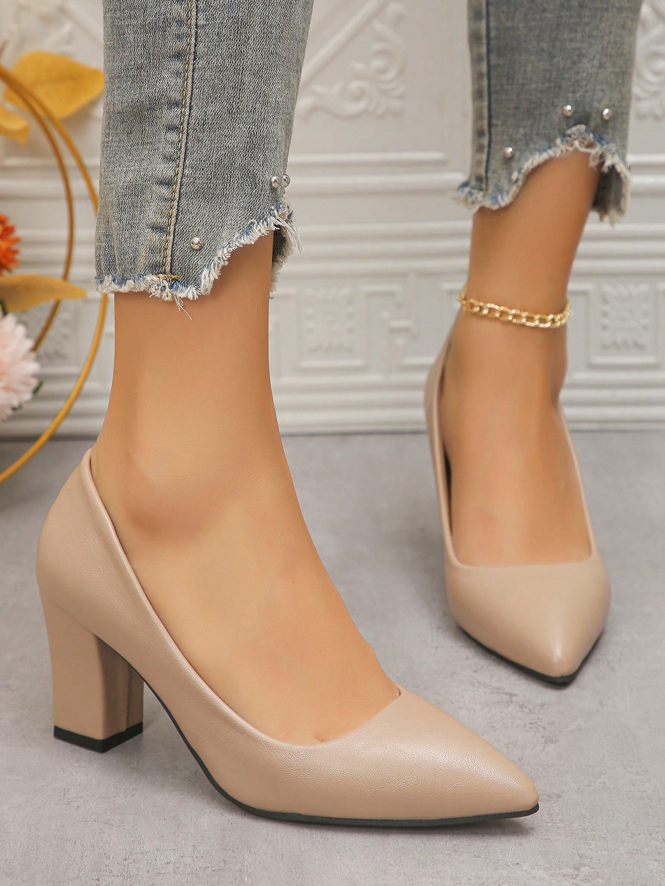 In Apricot Women Pumps