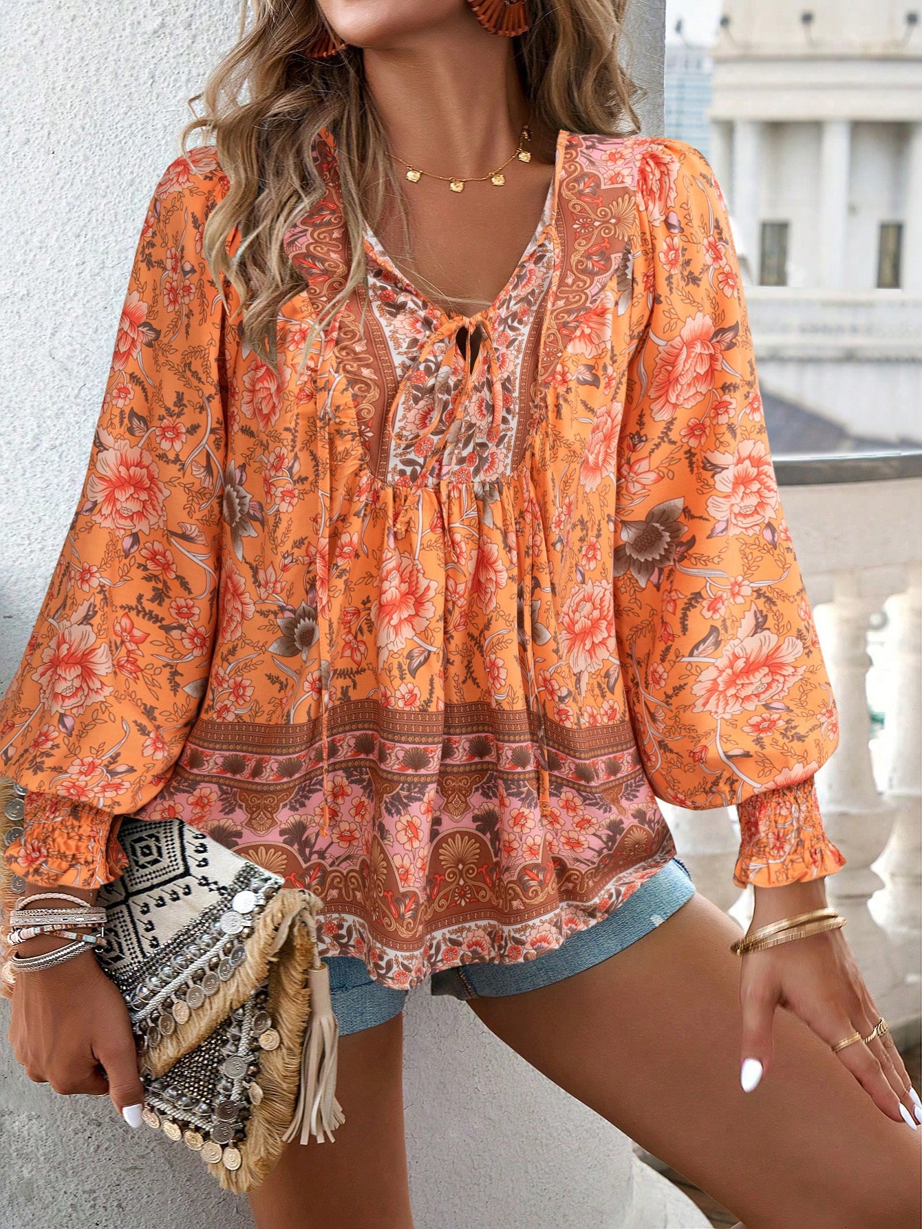 In Boho Women Blouses