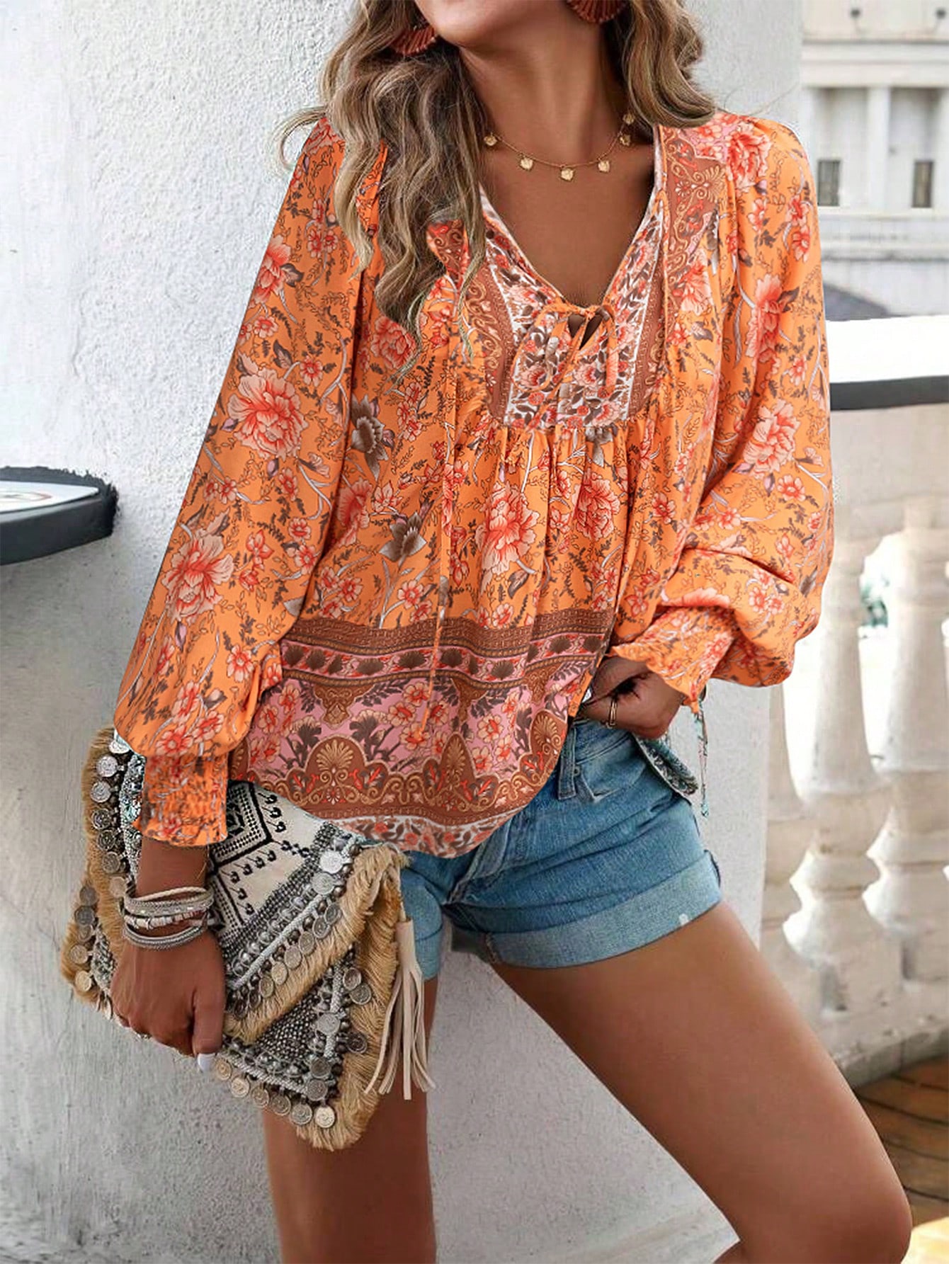 In Boho Women Blouses