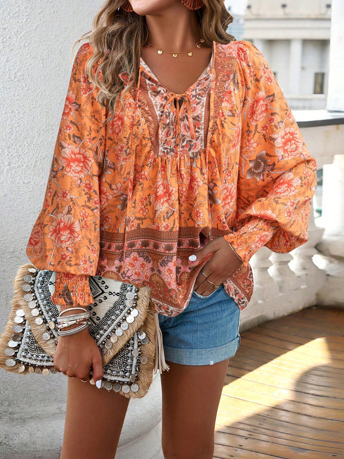 In Boho Women Blouses