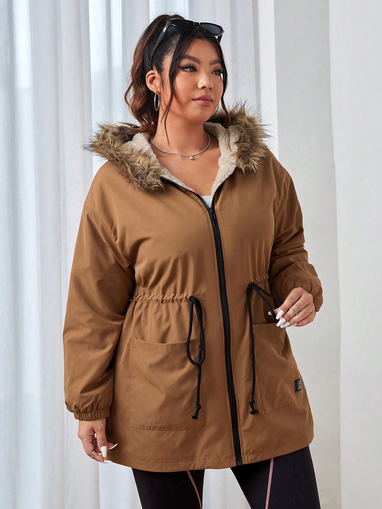 In Casual Plus Size Winter Coats