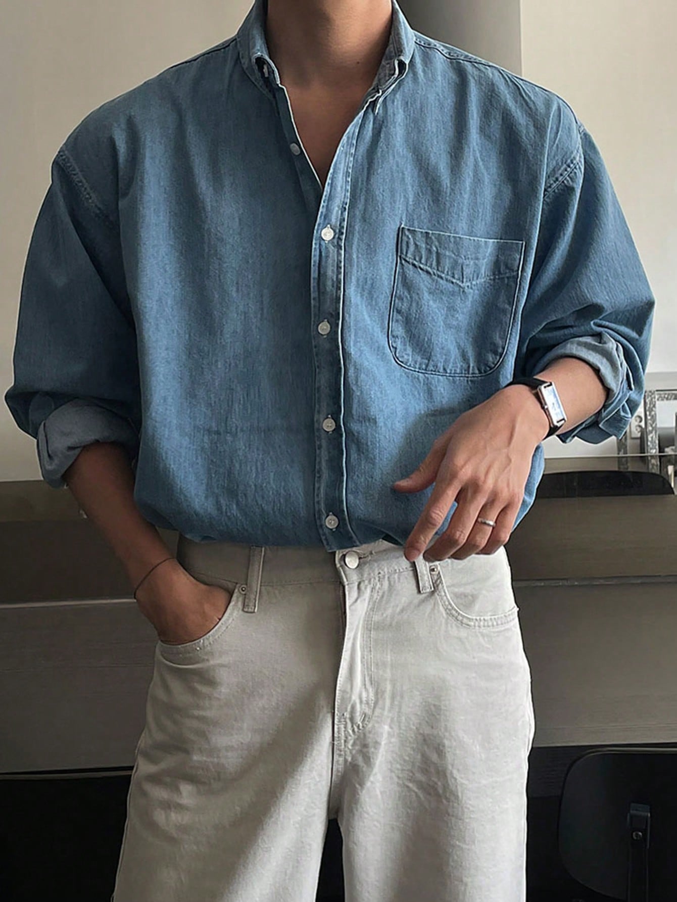 Men Denim Shirts