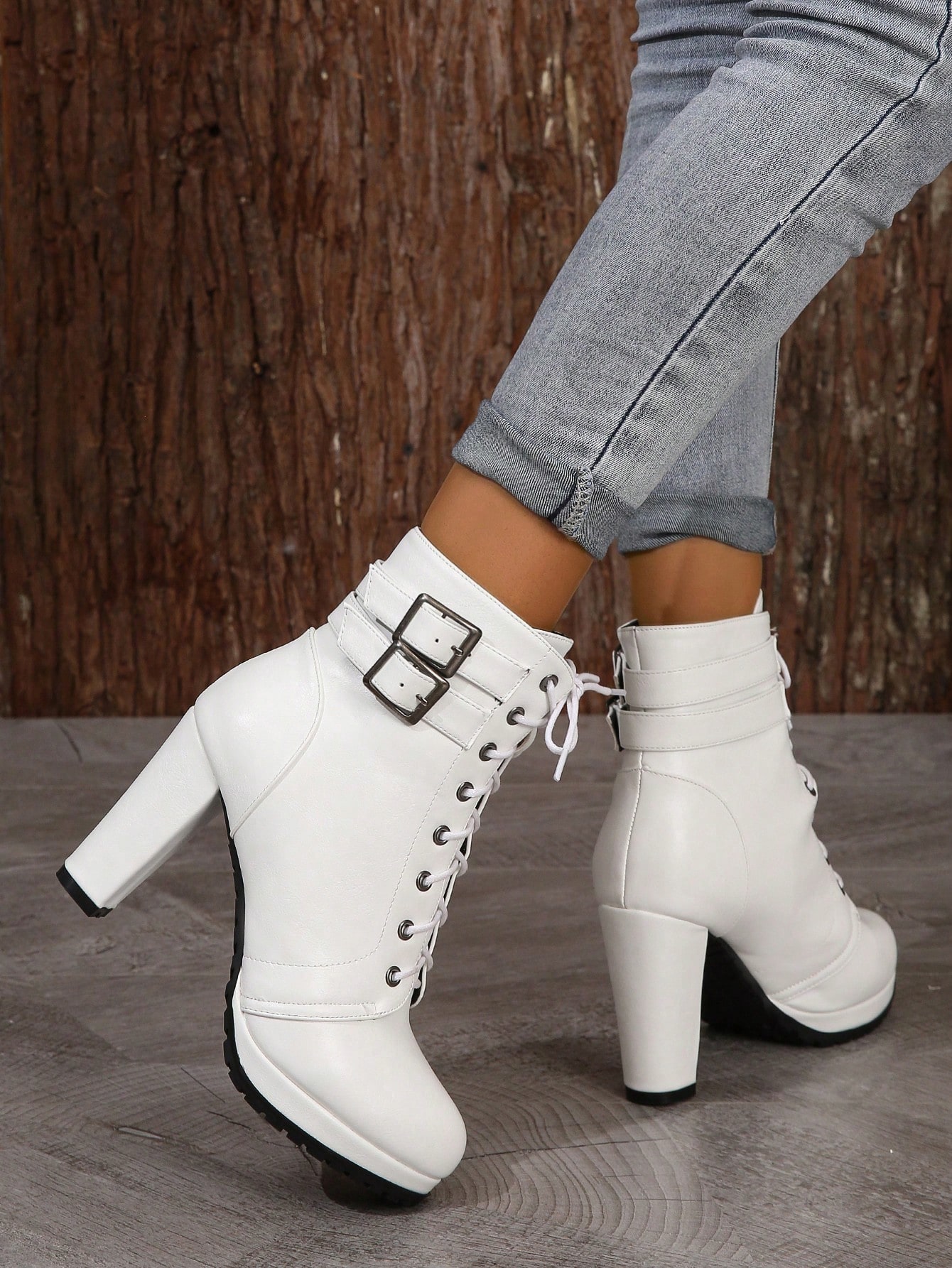 In White Women Ankle Boots & Booties