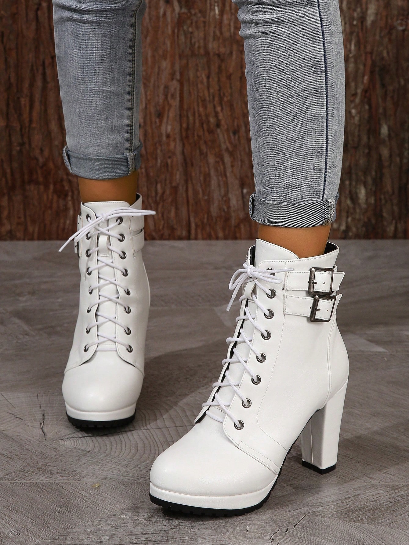 In White Women Ankle Boots & Booties