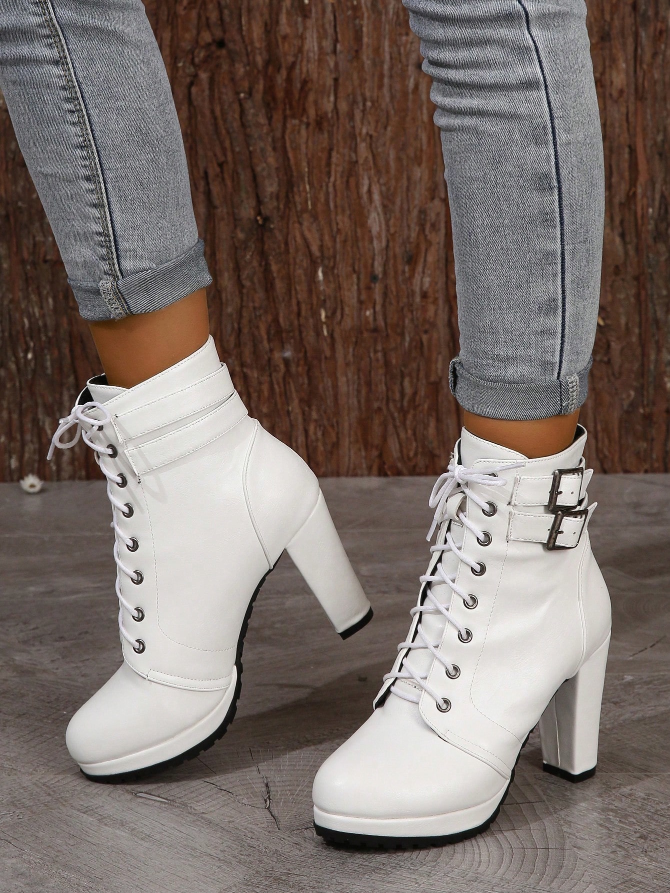 In White Women Ankle Boots & Booties