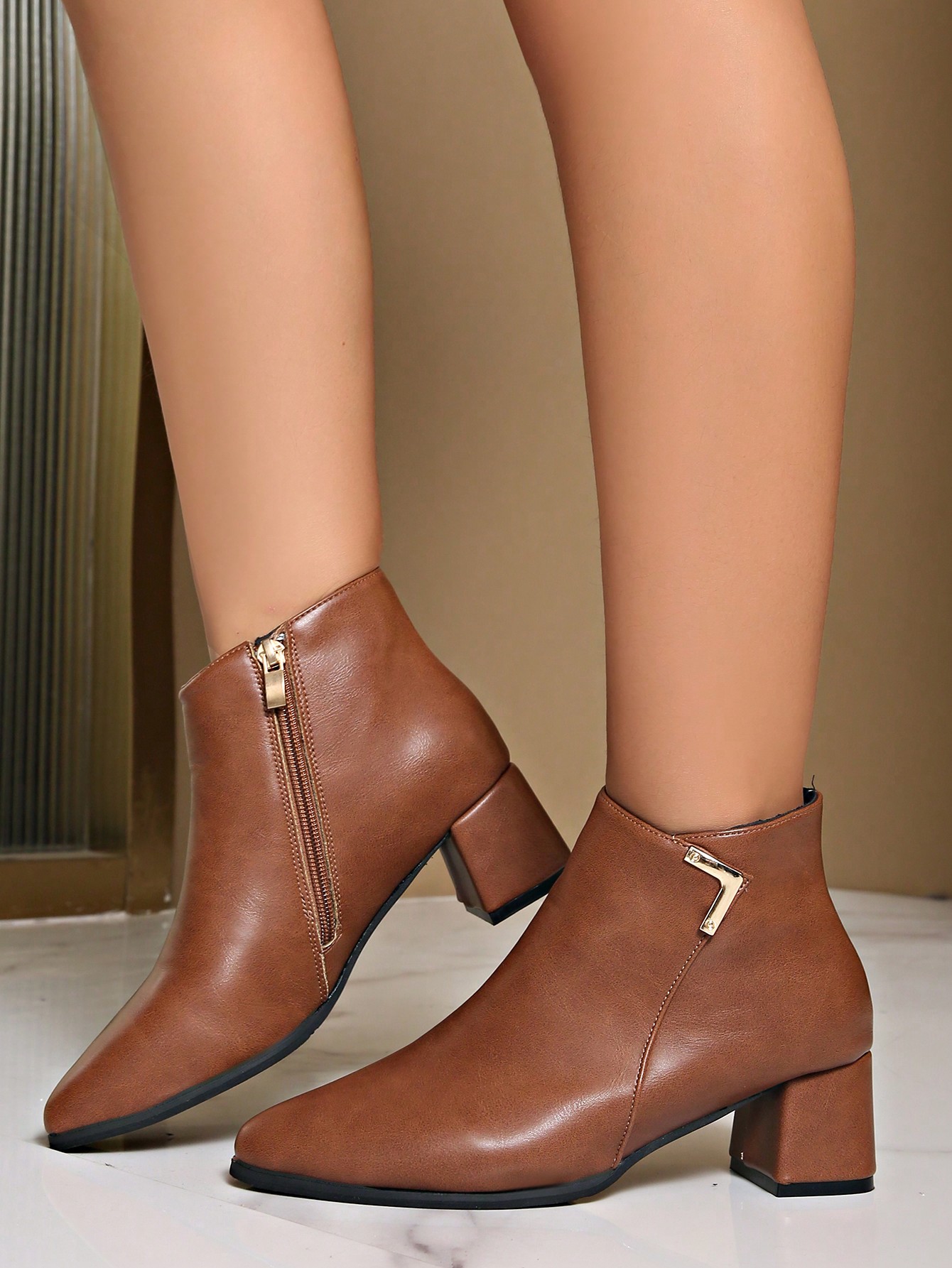 In Brown Women Ankle Boots & Booties