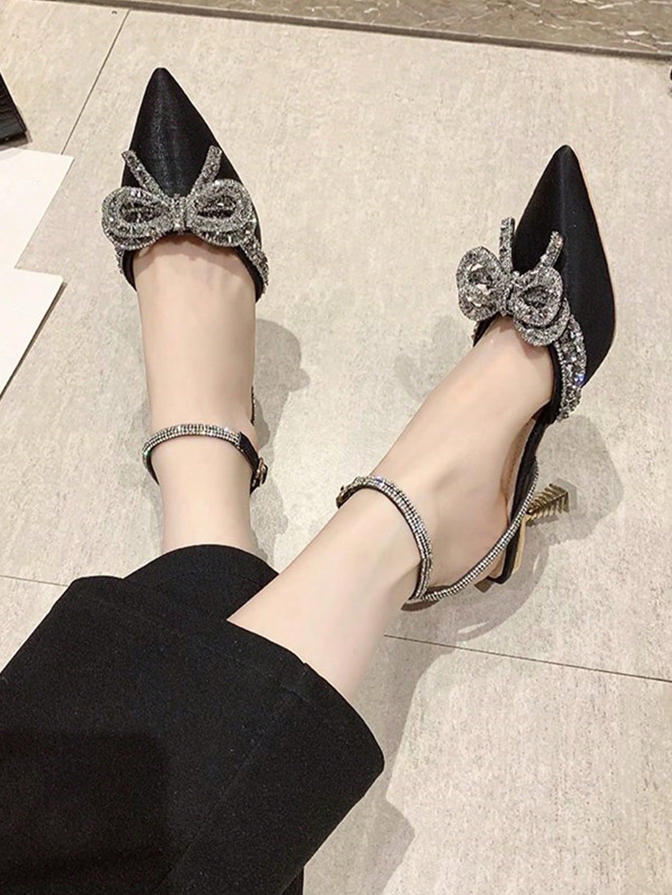 In Black Women Pumps