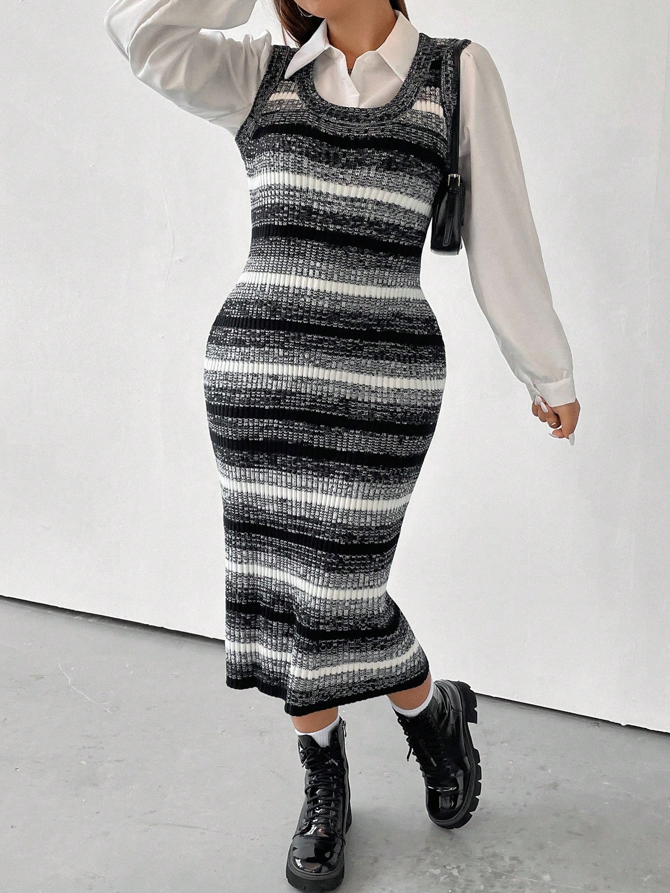 In Casual Plus Size Sweater Dresses