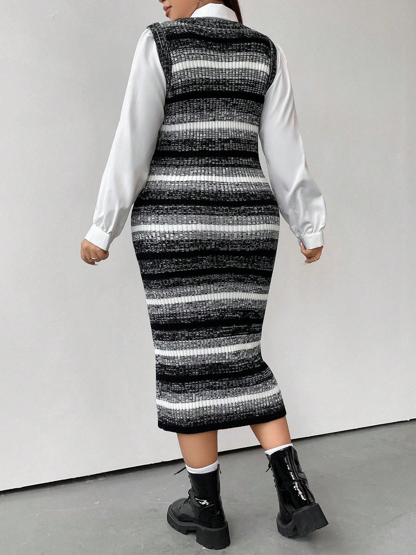 In Casual Plus Size Sweater Dresses