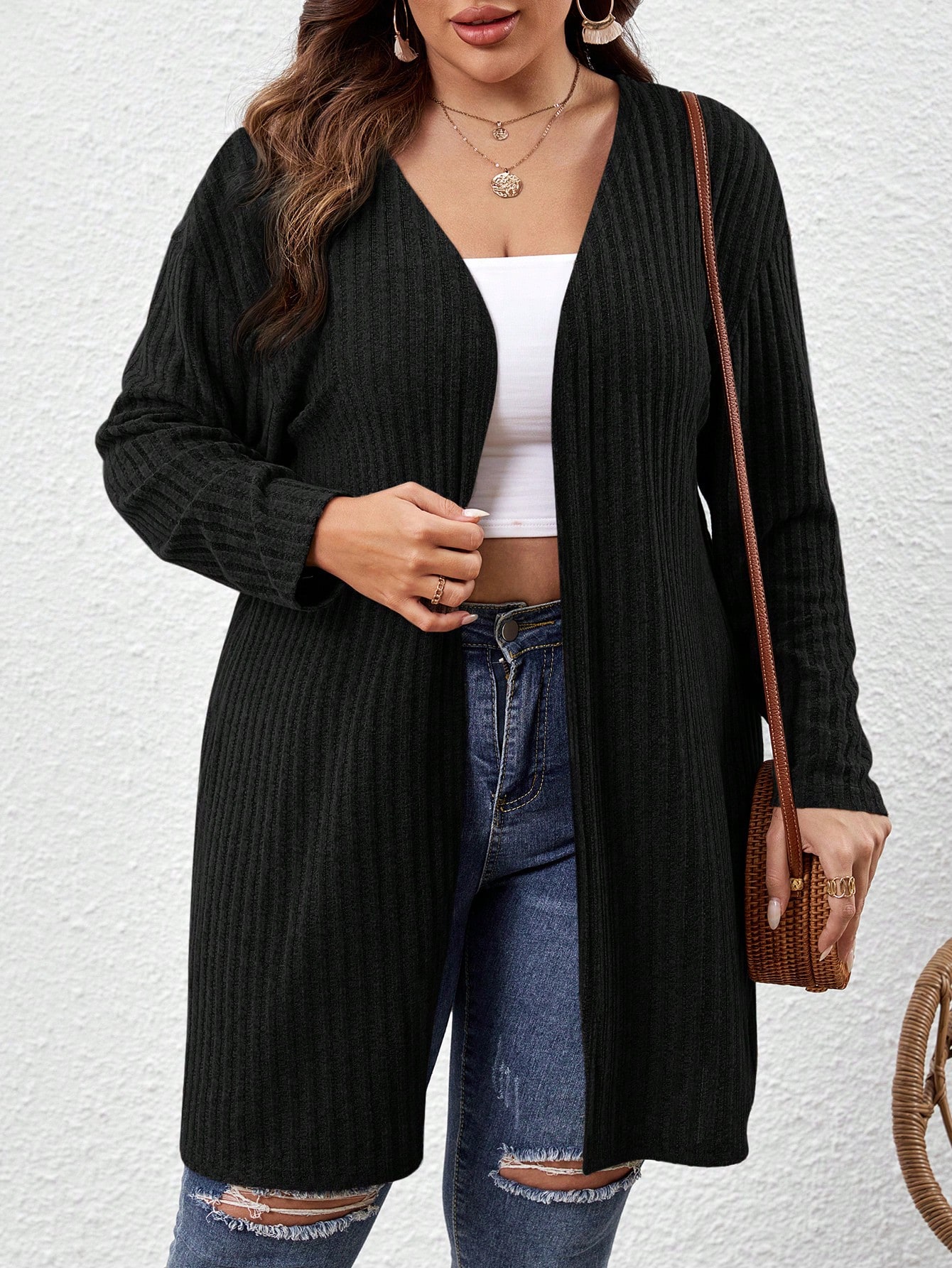 In Casual Plus Size Coats