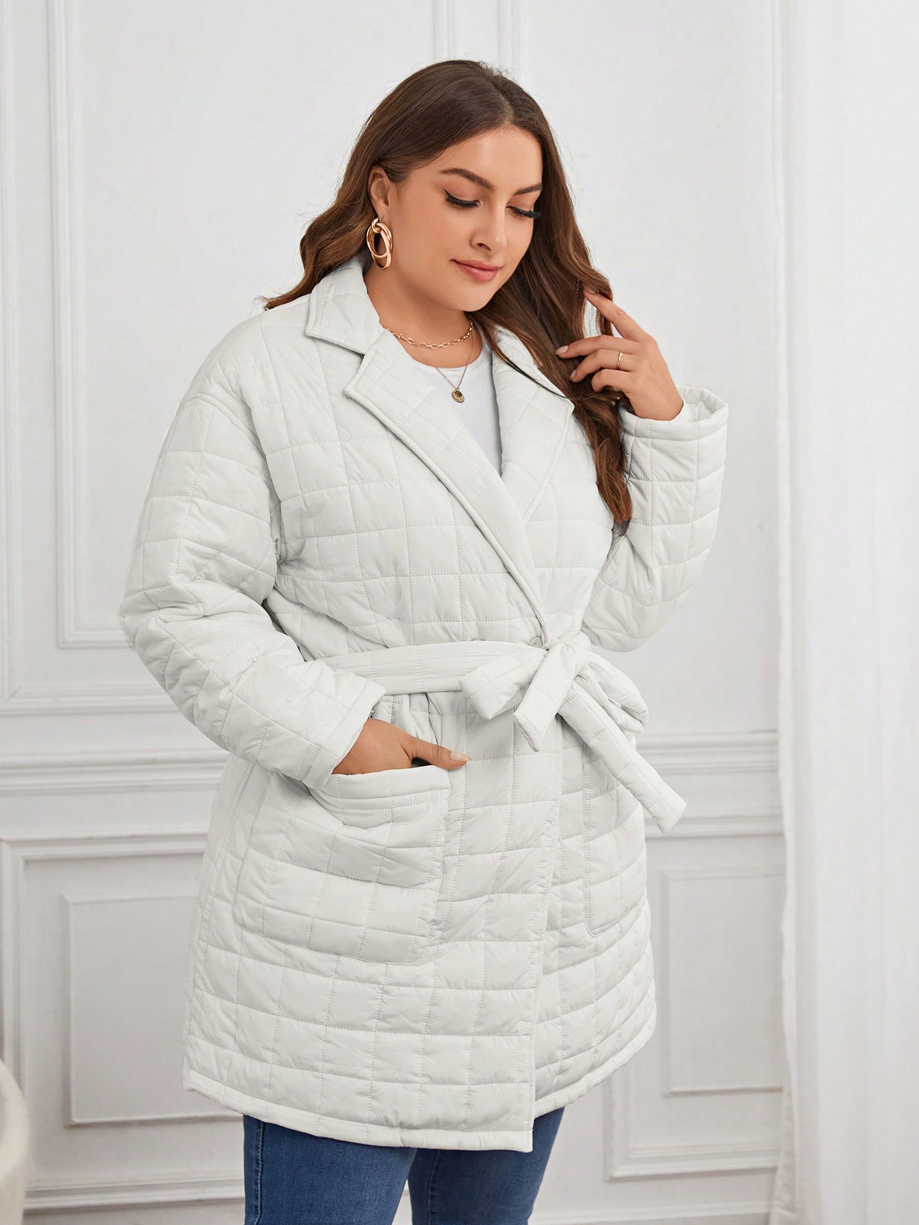 In Casual Plus Size Winter Coats