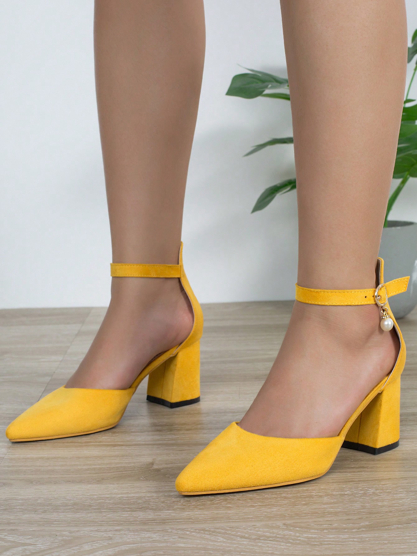 In Mustard Yellow Women Shoes