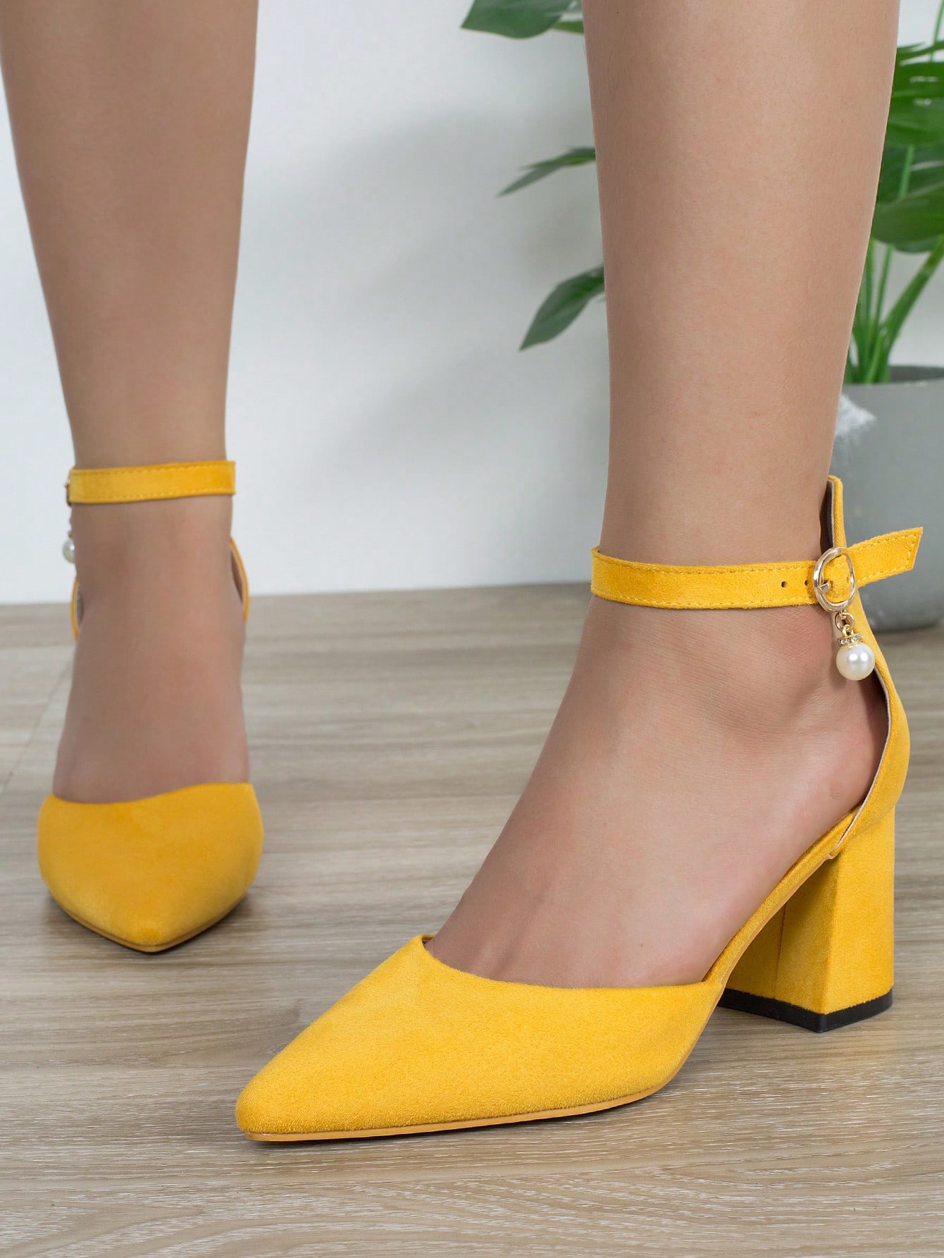 In Mustard Yellow Women Shoes