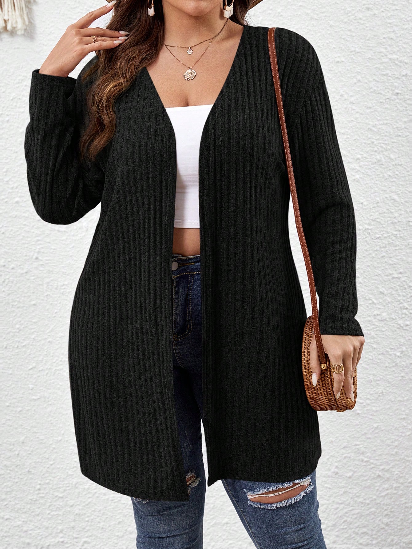 In Casual Plus Size Coats