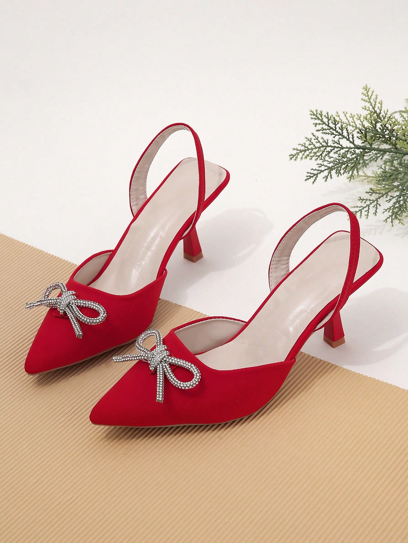 In Red Women Pumps