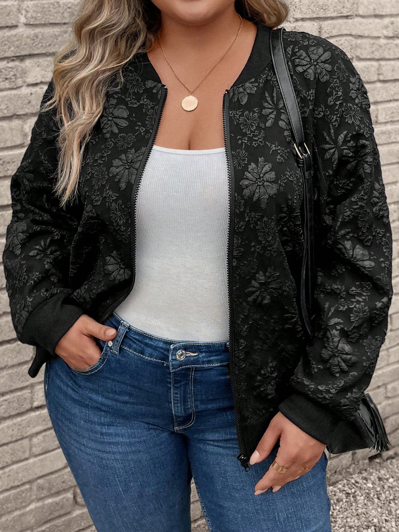 In Black Plus Size Jackets