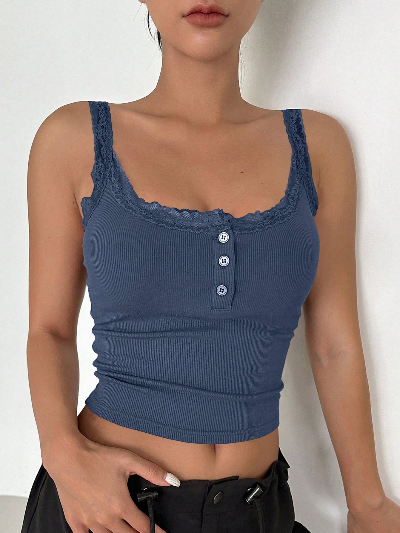 In Blue Women Tank Tops & Camis