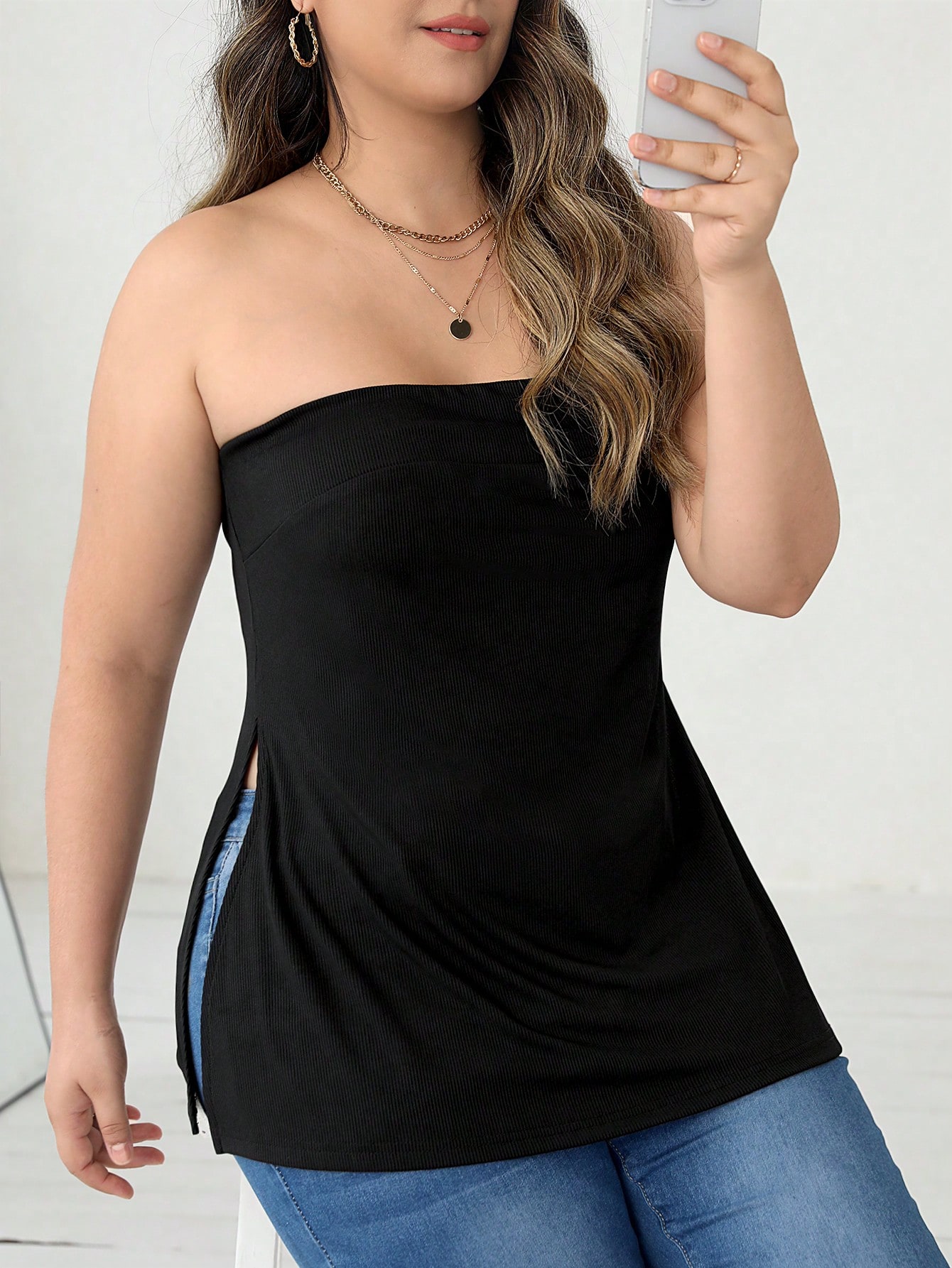 In Casual Plus Size Women Tops