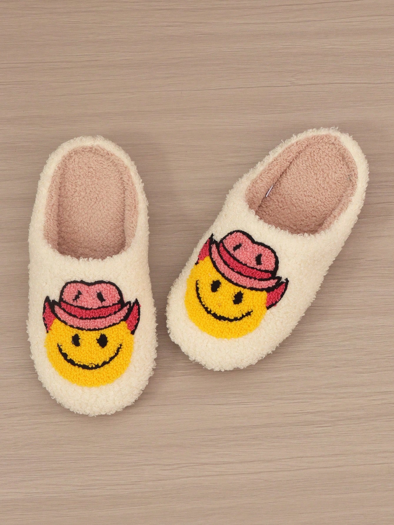 In Beige Women Home Slippers