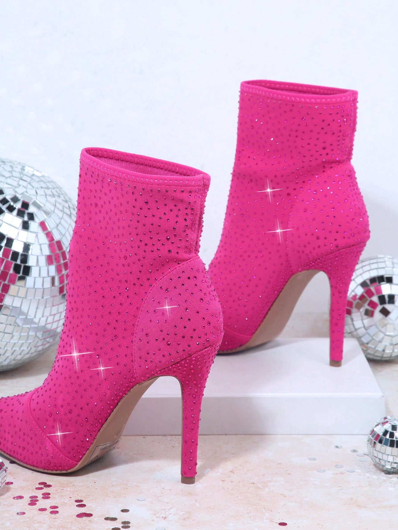 In Hot Pink Women Ankle Boots & Booties