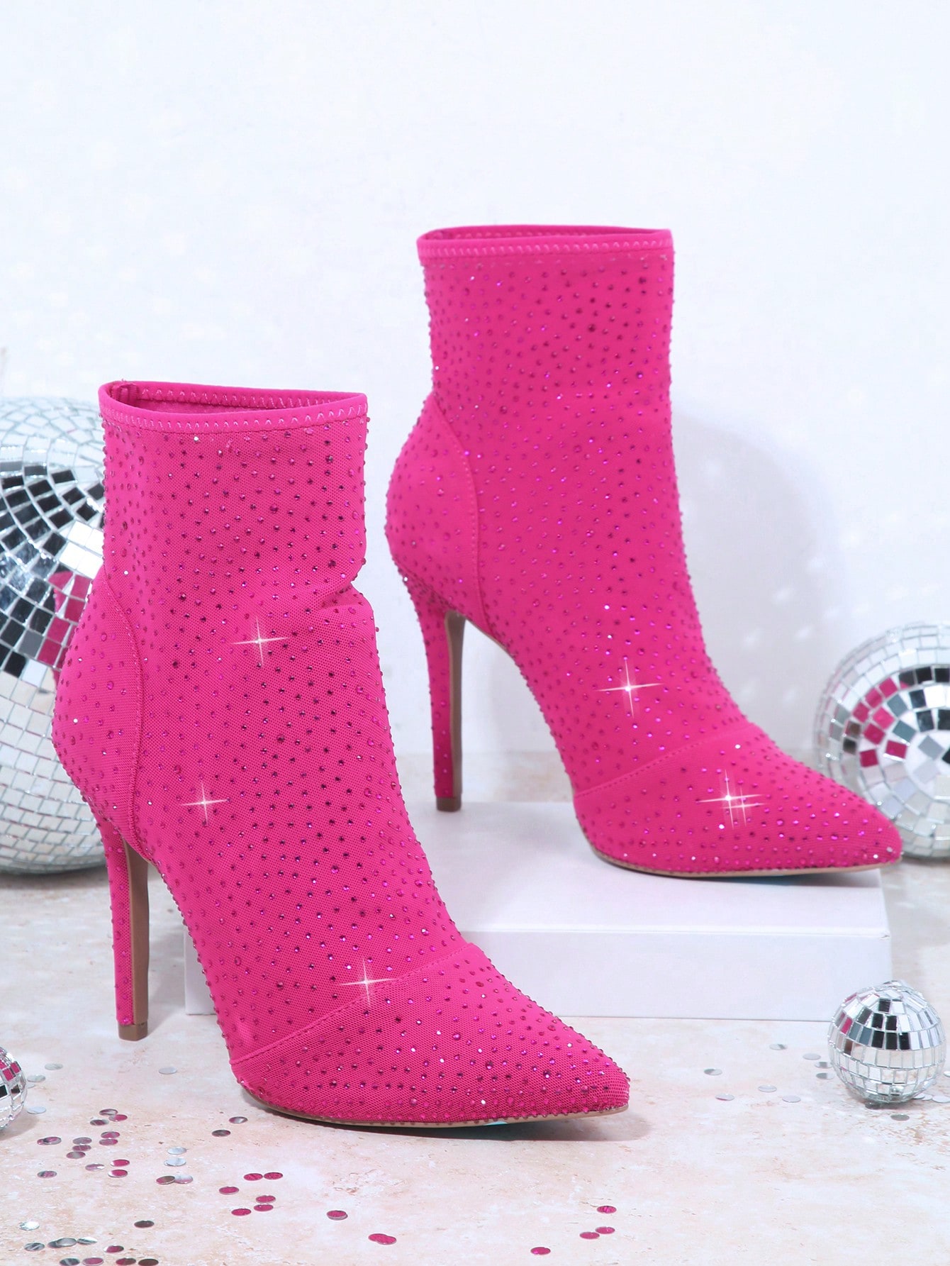 In Hot Pink Women Ankle Boots & Booties