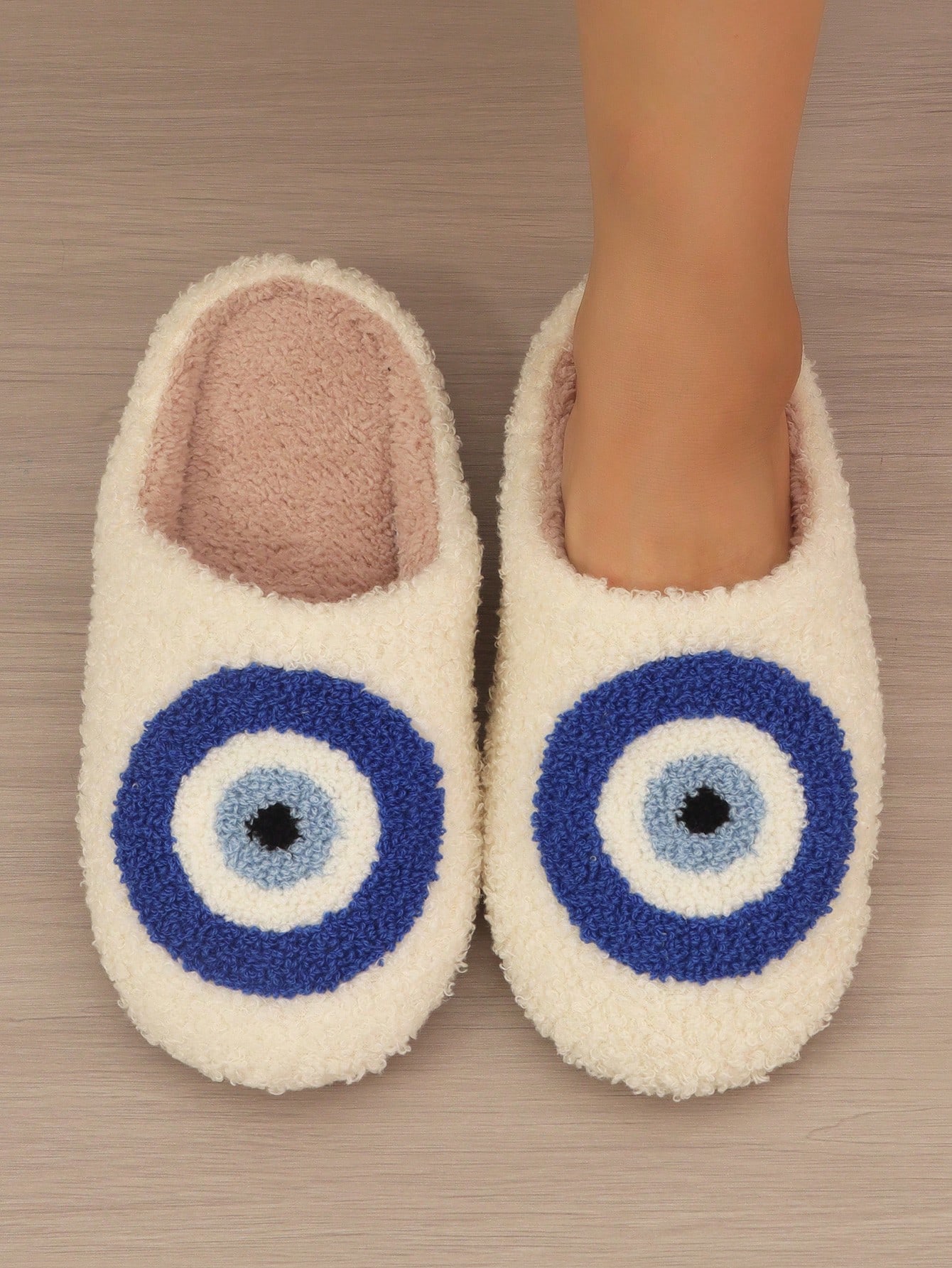 In Beige Women Home Slippers