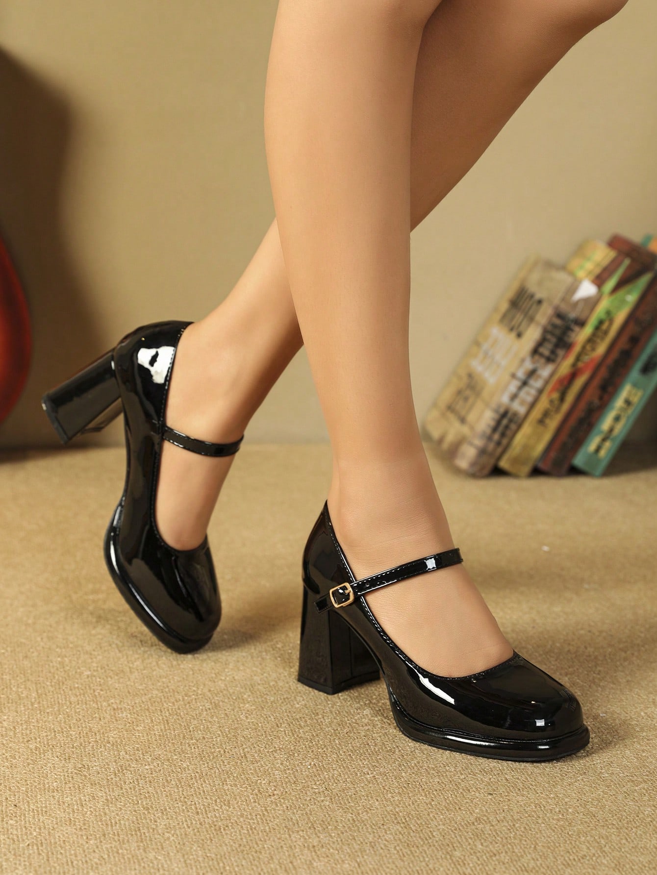 In Black Women Pumps