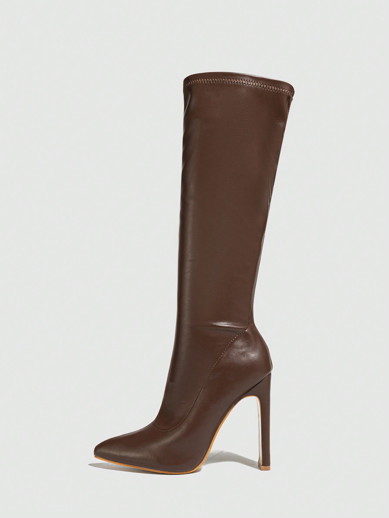 In Brown Women Knee-High Boots