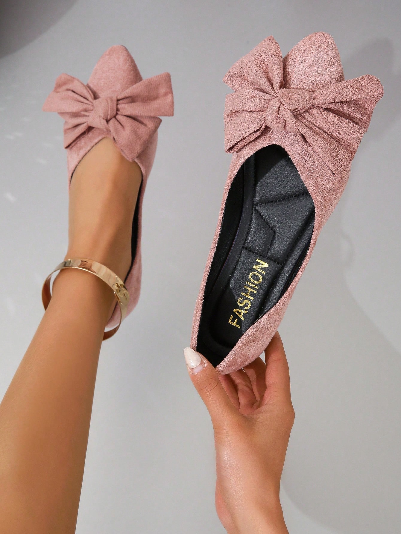 In Pink Women Flats