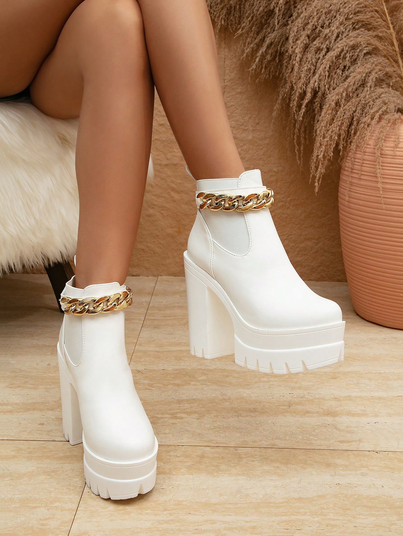 In White Women Ankle Boots & Booties