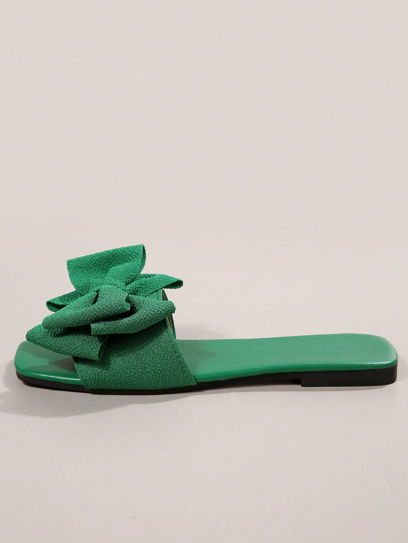 In Green Women Flat Sandals